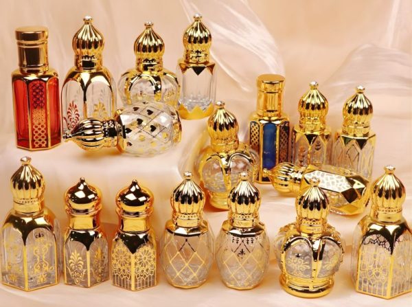 Fancy Glass Attar Bottles
